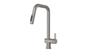 Смеситель для кухни Granula Kitchen Space 7273, СТАЛЬ МАТОВАЯ